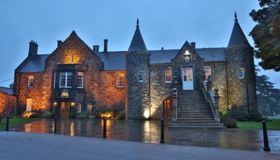 Meldrum House evening shot DRAM Scotland